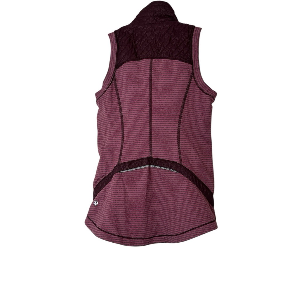 Lululemon Rebel Runner Vest Women's Size 4 Pockets‎ Athleisure Stretch Workout